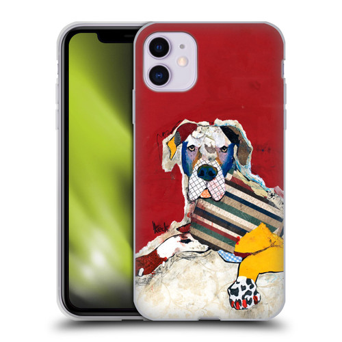Michel Keck Dogs 2 Great Dane Soft Gel Case for Apple iPhone 11