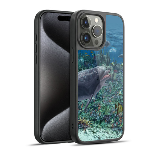 Simone Gatterwe Dolphins Reef Play Gel Armour Case For Apple iPhone 15 Pro Max