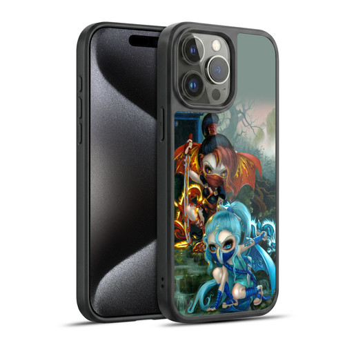 Strangeling Dragon Elemental Ninja Fairies Gel Armour Case For Apple iPhone 15 Pro Max