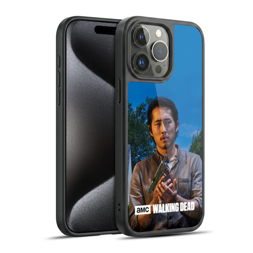 AMC The Walking Dead Filtered Characters Glenn Gel Armour Case For Apple iPhone 15 Pro Max