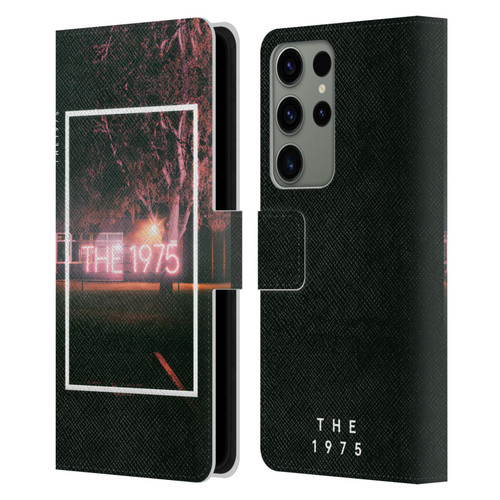 The 1975 Songs Neon Sign Logo Leather Book Wallet Case Cover For Samsung Galaxy S23 Ultra 5G
