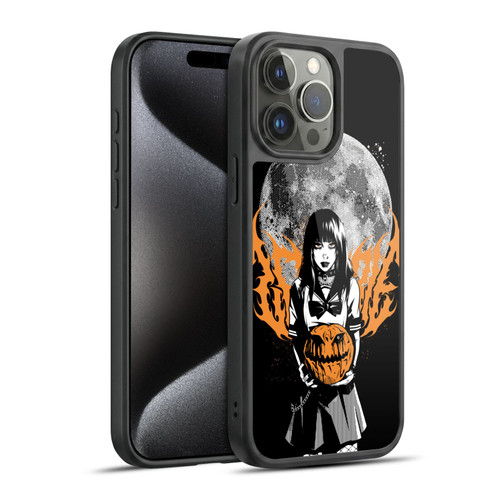 Zombie Makeout Club Graphics Halloween Pumpkin Gel Armour Case For Apple iPhone 15 Pro Max