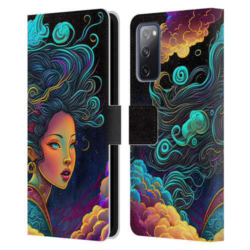 Wumples Cosmic Arts Cloud Goddess Leather Book Wallet Case Cover For Samsung Galaxy S20 FE / 5G