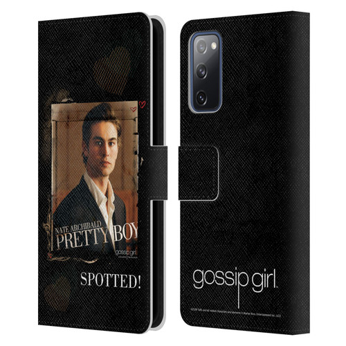 Gossip Girl Graphics Nate Leather Book Wallet Case Cover For Samsung Galaxy S20 FE / 5G