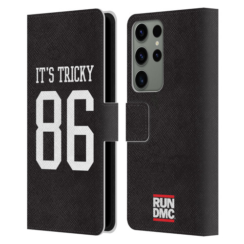 Run-D.M.C. Key Art It's Tricky Leather Book Wallet Case Cover For Samsung Galaxy S23 Ultra 5G