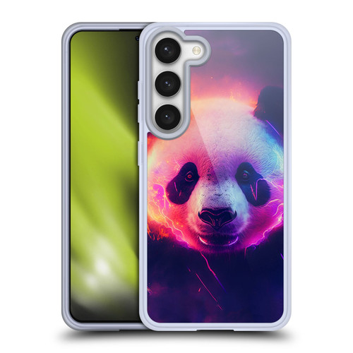 Wumples Cosmic Animals Panda Soft Gel Case for Samsung Galaxy S23 5G & MagSafe