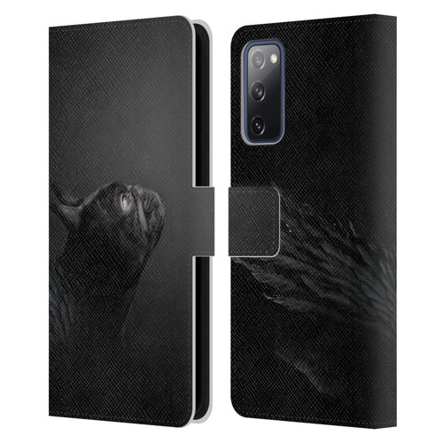 Klaudia Senator French Bulldog Angel Leather Book Wallet Case Cover For Samsung Galaxy S20 FE / 5G