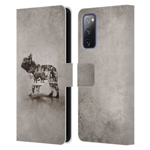 Klaudia Senator French Bulldog Vintage Leather Book Wallet Case Cover For Samsung Galaxy S20 FE / 5G