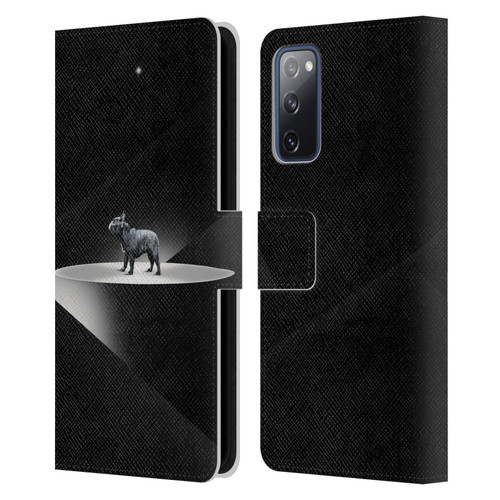 Klaudia Senator French Bulldog 2 Wandering Leather Book Wallet Case Cover For Samsung Galaxy S20 FE / 5G