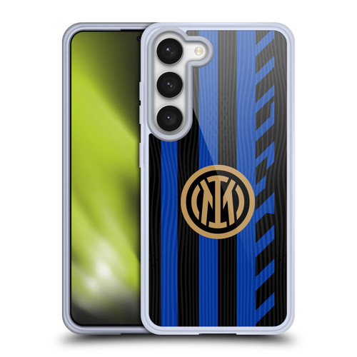Fc Internazionale Milano 2024/25 Crest Kit Home Soft Gel Case for Samsung Galaxy S23 5G & MagSafe
