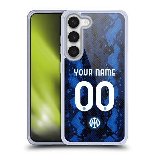 Custom Customised Personalised Inter Milan 2021/22 Crest Kit Home Soft Gel Case for Samsung Galaxy S23 5G