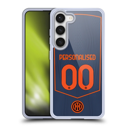 Custom Customised Personalised Inter Milan 2025/26 Players Home Kit Third Soft Gel Case for Samsung Galaxy S23 5G