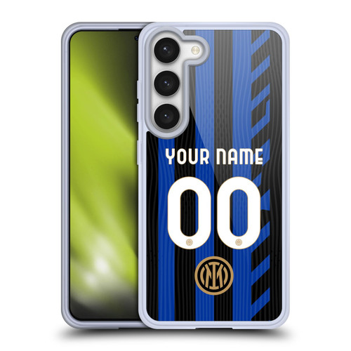 Custom Customised Personalised Inter Milan 2024/25 Kit Home Soft Gel Case for Samsung Galaxy S23 5G