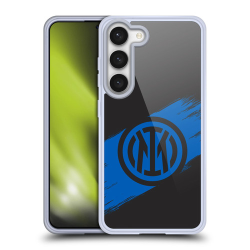 Fc Internazionale Milano Graphics Brush Strokes Soft Gel Case for Samsung Galaxy S23 5G & MagSafe