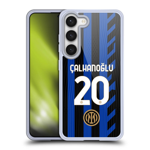 Fc Internazionale Milano 2024/25 Players Home Kit Hakan Çalhanoglu Soft Gel Case for Samsung Galaxy S23 5G & MagSafe