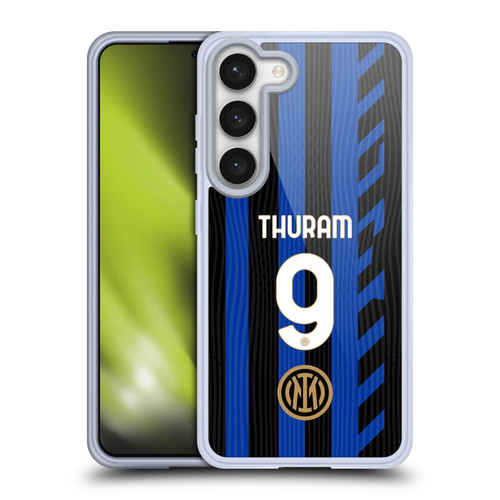Fc Internazionale Milano 2024/25 Players Home Kit Marcus Thuram Soft Gel Case for Samsung Galaxy S23 5G & MagSafe