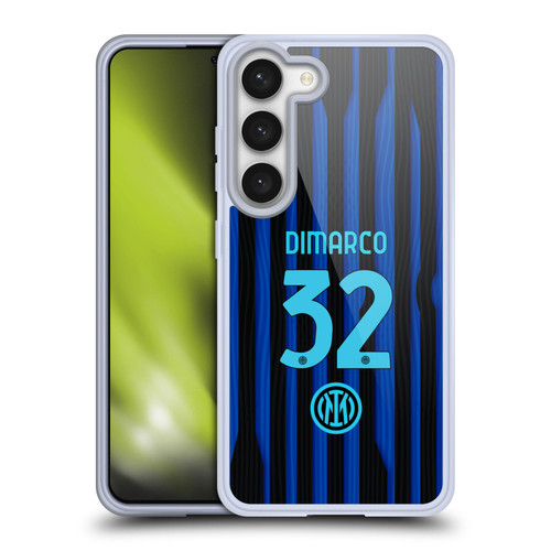 Fc Internazionale Milano 2025/26 Players Home Kit Federico Dimarco Soft Gel Case for Samsung Galaxy S23 5G & MagSafe