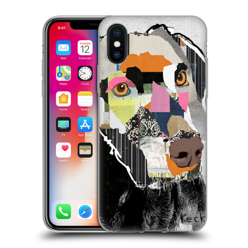 Michel Keck Dogs 2 Weimaraner Soft Gel Case for Apple iPhone X / iPhone XS