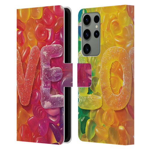 Michael David Ward Fantasy & Whimsical Love Is Sweet Leather Book Wallet Case Cover For Samsung Galaxy S23 Ultra 5G