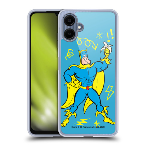 Beano Bananaman Graphics Blue Soft Gel Case for Samsung Galaxy A06 4G / 5G