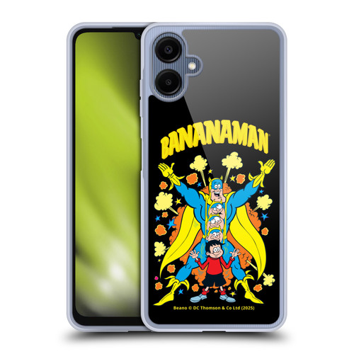 Beano Bananaman Graphics Characters Soft Gel Case for Samsung Galaxy A06 4G / 5G
