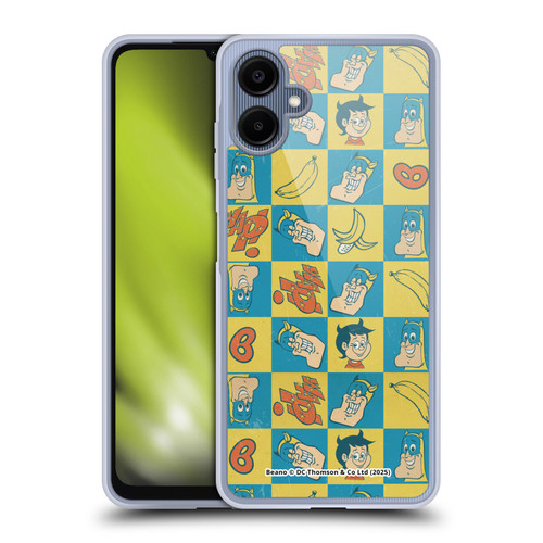 Beano Bananaman Patterns Classic Soft Gel Case for Samsung Galaxy A06 4G / 5G