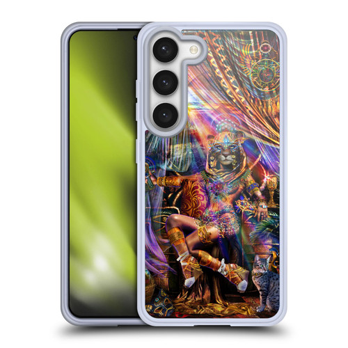 Jumbie Art Gods and Goddesses Bastet Soft Gel Case for Samsung Galaxy S23 5G & MagSafe