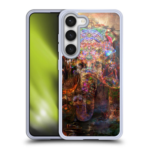 Jumbie Art Gods and Goddesses Ganesha Soft Gel Case for Samsung Galaxy S23 5G & MagSafe