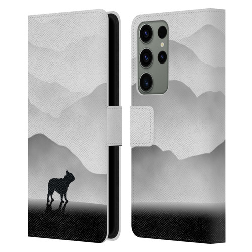 Klaudia Senator French Bulldog Free Leather Book Wallet Case Cover For Samsung Galaxy S23 Ultra 5G