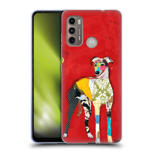 Michel Keck Dogs 2 Greyhound Soft Gel Case for Motorola Moto G60 / Moto G40 Fusion