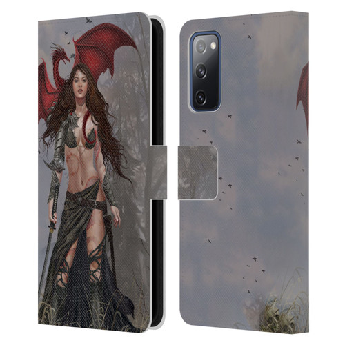 Nene Thomas Gothic Dragon Witch Warrior Sword Leather Book Wallet Case Cover For Samsung Galaxy S20 FE / 5G