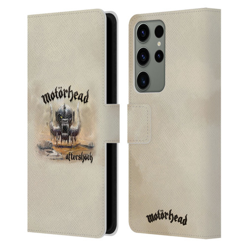 Motorhead Album Covers Aftershock Leather Book Wallet Case Cover For Samsung Galaxy S23 Ultra 5G