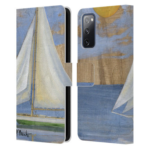 Paul Brent Ocean Serene Sailboat Leather Book Wallet Case Cover For Samsung Galaxy S20 FE / 5G