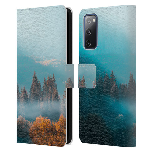 Patrik Lovrin Magical Foggy Landscape Autumn Forest Leather Book Wallet Case Cover For Samsung Galaxy S20 FE / 5G