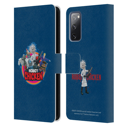 Robot Chicken Graphics Characters Leather Book Wallet Case Cover For Samsung Galaxy S20 FE / 5G