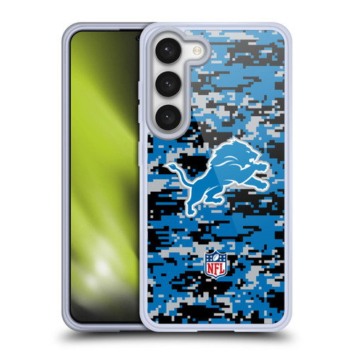 NFL Detroit Lions Graphics Digital Camouflage Soft Gel Case for Samsung Galaxy S23 5G & MagSafe