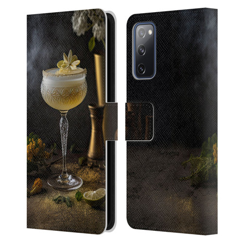 Spacescapes Cocktails Summertime, Margarita Leather Book Wallet Case Cover For Samsung Galaxy S20 FE / 5G
