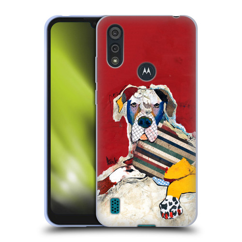 Michel Keck Dogs 2 Great Dane Soft Gel Case for Motorola Moto E6s (2020)