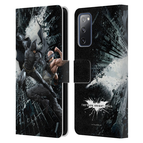 The Dark Knight Rises Character Art Batman Vs Bane Leather Book Wallet Case Cover For Samsung Galaxy S20 FE / 5G