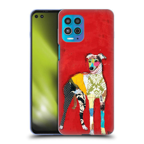 Michel Keck Dogs 2 Greyhound Soft Gel Case for Motorola Moto G100