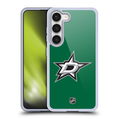NHL Dallas Stars Plain Soft Gel Case for Samsung Galaxy S23 5G & MagSafe