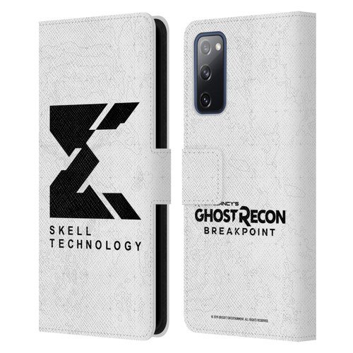 Tom Clancy's Ghost Recon Breakpoint Graphics Skell Technology Logo Leather Book Wallet Case Cover For Samsung Galaxy S20 FE / 5G