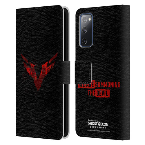 Tom Clancy's Ghost Recon Breakpoint Graphics Wolves Logo Leather Book Wallet Case Cover For Samsung Galaxy S20 FE / 5G
