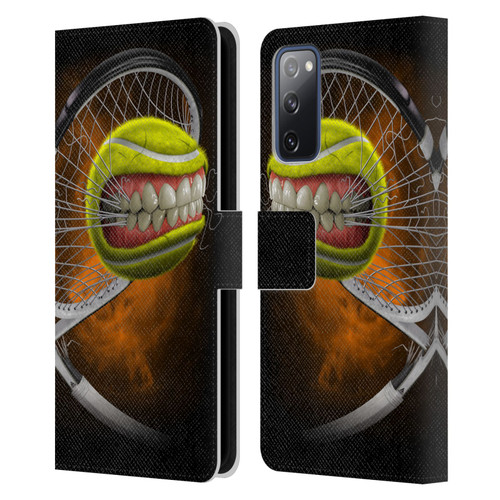 Tom Wood Monsters Tennis Leather Book Wallet Case Cover For Samsung Galaxy S20 FE / 5G