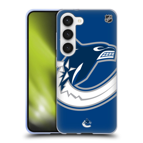 NHL Vancouver Canucks Oversized Soft Gel Case for Samsung Galaxy S23 5G & MagSafe