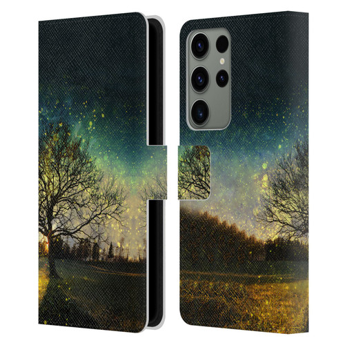 Patrik Lovrin Dreams Vs Reality Magical Fireflies Dreamy Leather Book Wallet Case Cover For Samsung Galaxy S23 Ultra 5G