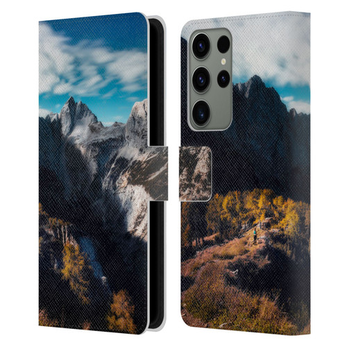 Patrik Lovrin Wanderlust In Awe Of The Mountains Leather Book Wallet Case Cover For Samsung Galaxy S23 Ultra 5G