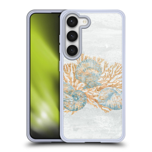 Paul Brent Sea Creatures Shells Soft Gel Case for Samsung Galaxy S23 5G & MagSafe