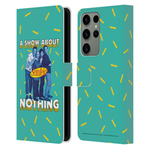 Seinfeld Graphics A Show About Nothing Leather Book Wallet Case Cover For Samsung Galaxy S23 Ultra 5G