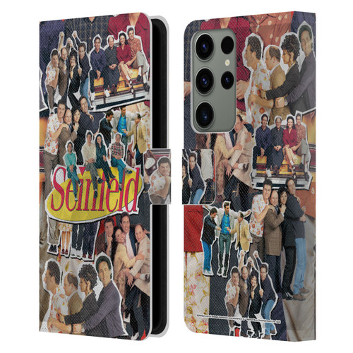 Seinfeld Graphics Collage Leather Book Wallet Case Cover For Samsung Galaxy S23 Ultra 5G